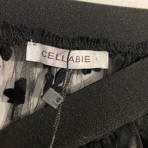 Black Sheer Lace Floral Maxi-Skirt - Picture 5 of 6